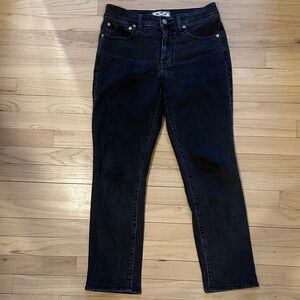 Madewell Mid-Rise Perfect Vintage Black/Dark Gray Jeans